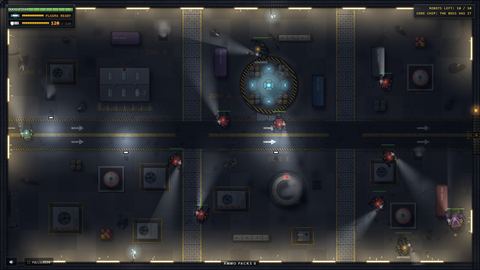 Mission 6: a battle mech inside an iron factory