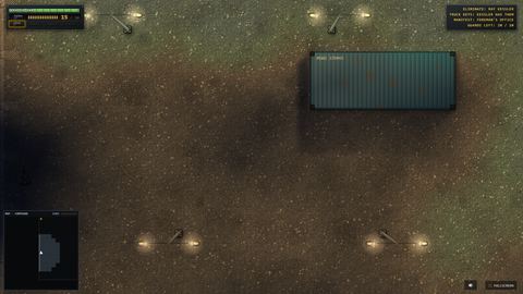 Mission 2: an industrial compound at night